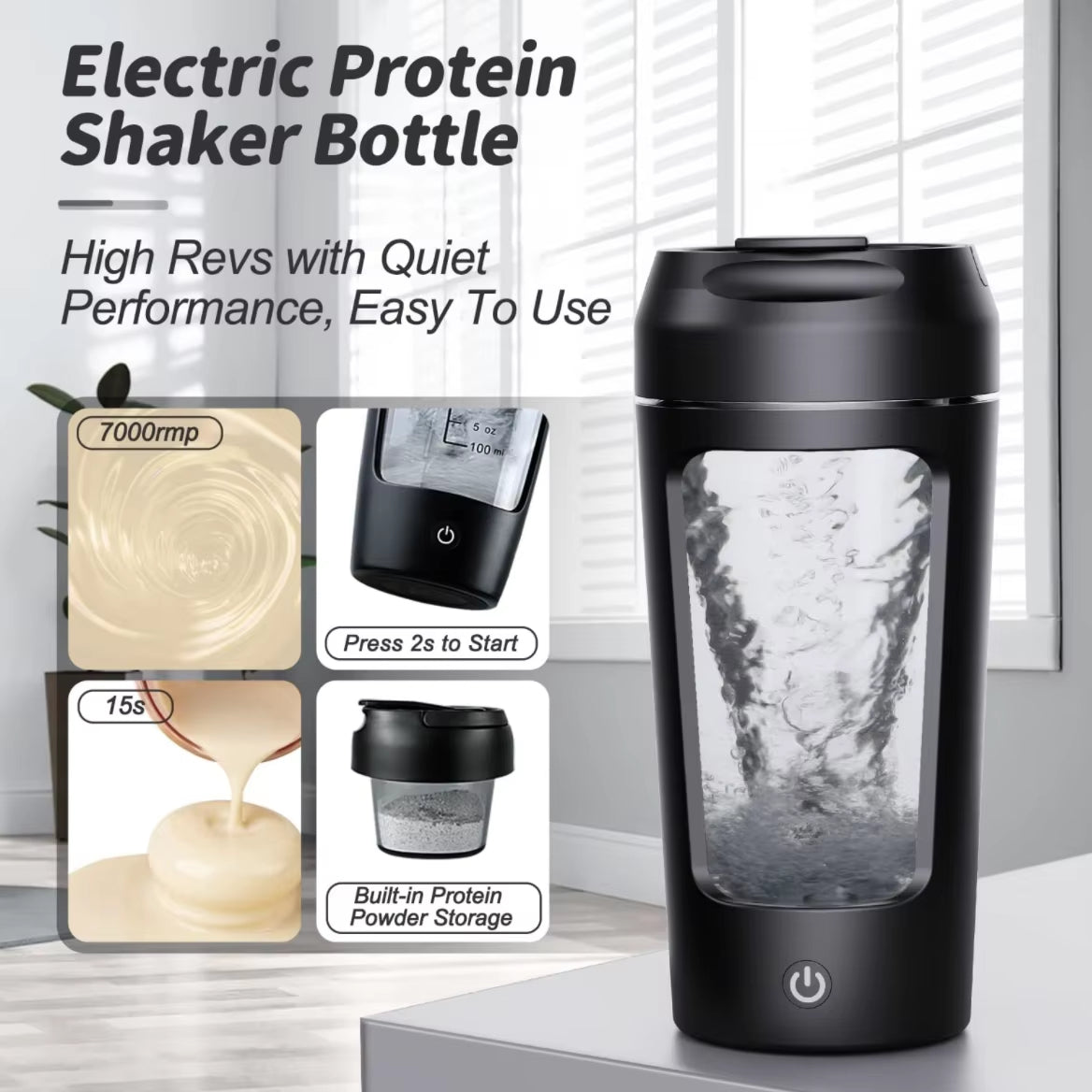Electric Shaker Bottle